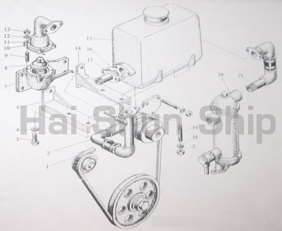Seawater and Fresh Water Heat Exchanger Assy