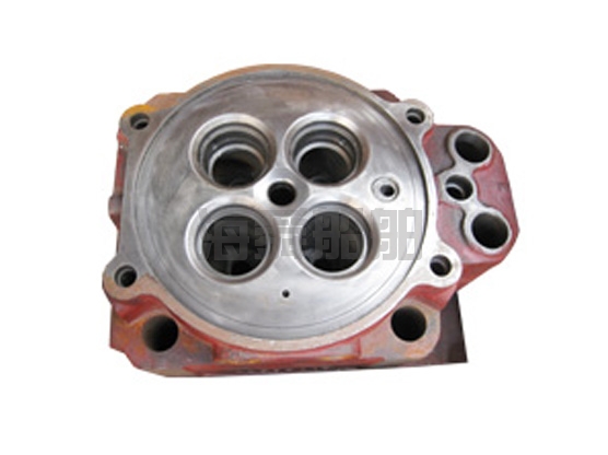 Processing technology of cylinder head body of DK28 diesel engine parts
